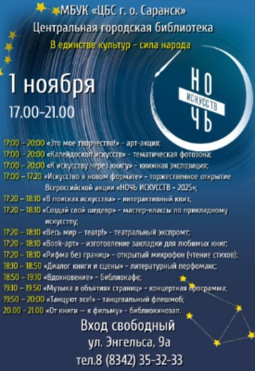 Ночь искусств-2025