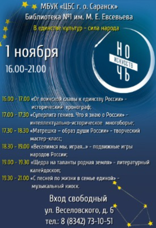 «Ночь искусств - 2025»